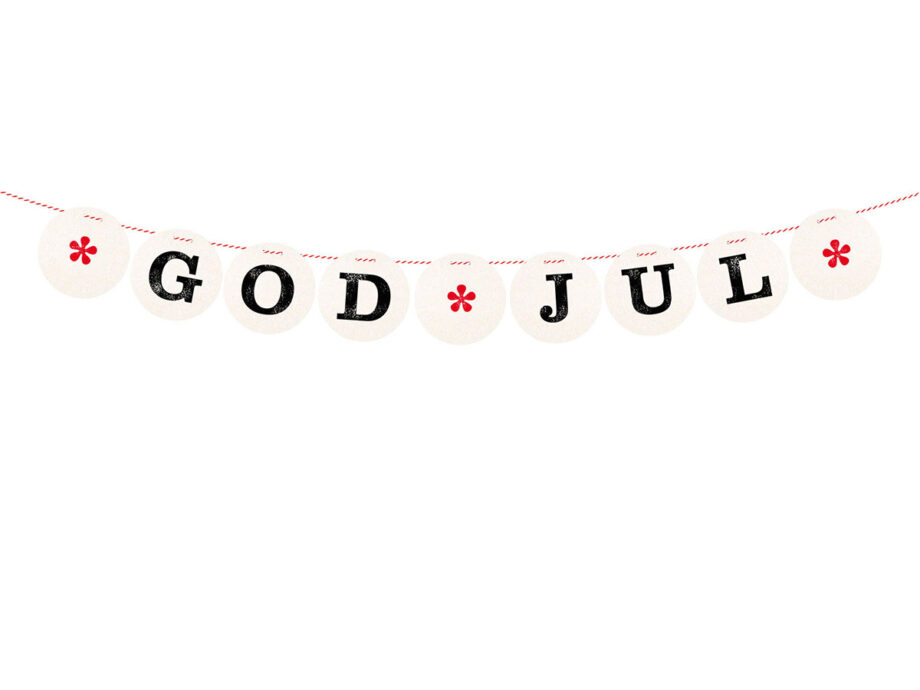 Renna Deluxe GOD JUL Girlande Limitierter Zeitrabatt