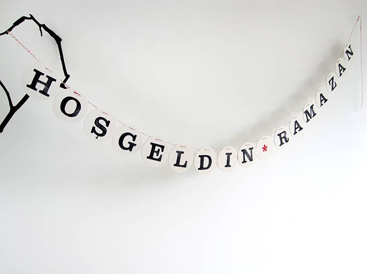 Renna Deluxe HOSGELDIN RAMAZAN Girlande Online Shopping