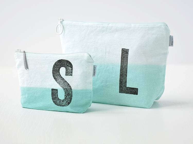 Renna Deluxe Kulturtasche MINT mit Monogramm personalisiert Osterangebot