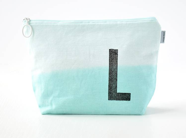 Renna Deluxe Kulturtasche MINT mit Monogramm personalisiert Osterangebot