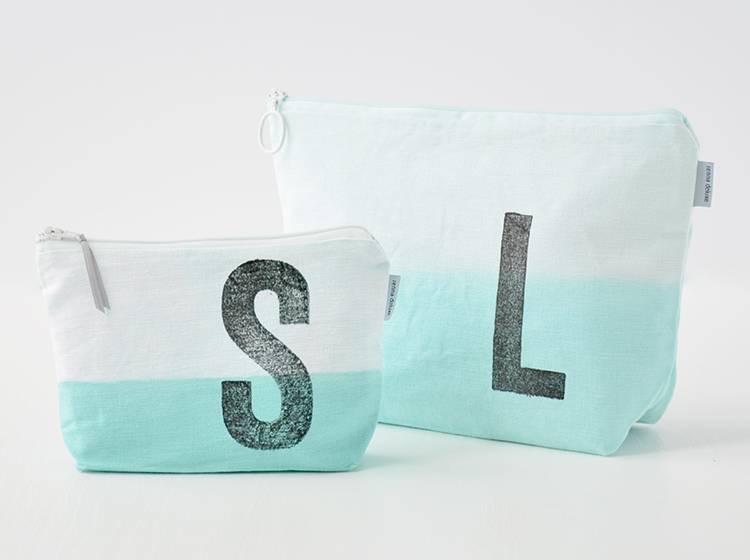 Renna Deluxe Kulturtasche MINT mit Monogramm personalisiert Osterangebot