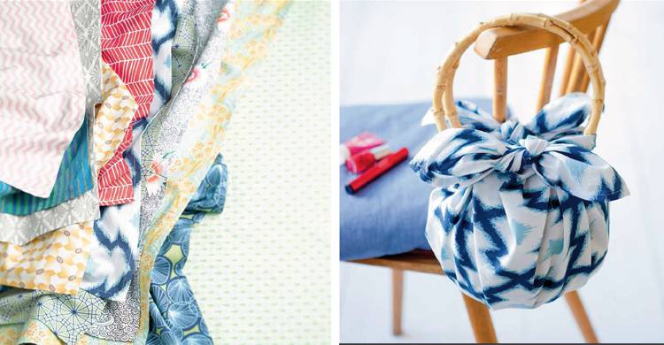 Renna Deluxe FUROSHIKI – Japanisch Taschen ohne Nadel und Faden, Kreativbuch Online Outlet
