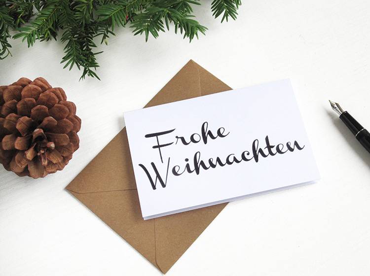 Renna Deluxe Frohe Weihnachten // Klappkarte Tiefpreis