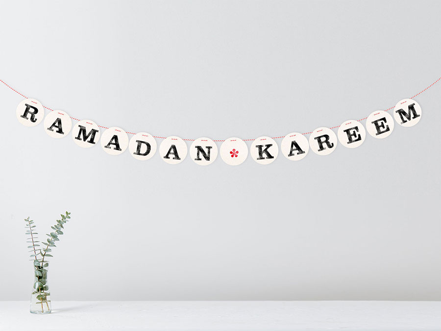 Renna Deluxe RAMADAN KAREEM Girlande 50% Rabatt mit kostenlosem Versand