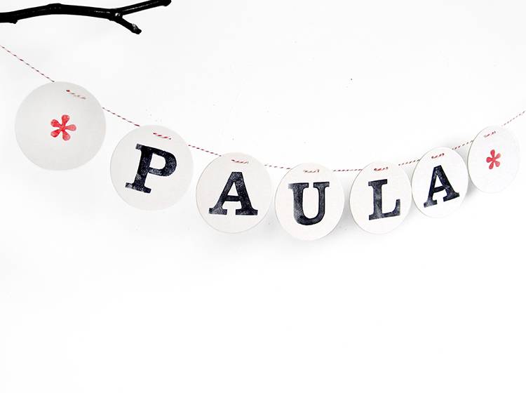 Renna Deluxe Buchstabe für personalisierte Namensgirlande Fabrikverkauf
