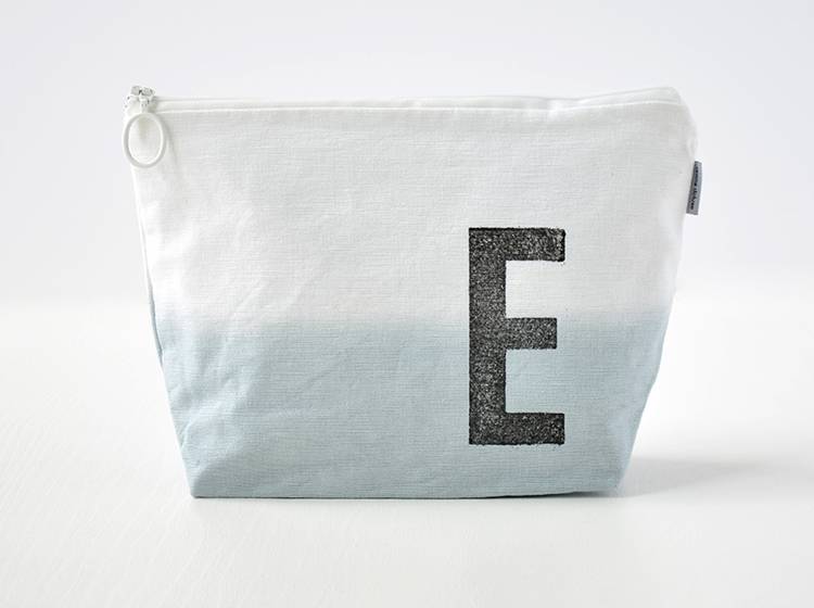 Renna Deluxe Kulturtasche GRAU mit Monogramm personalisiert Fabrik Onlineshop