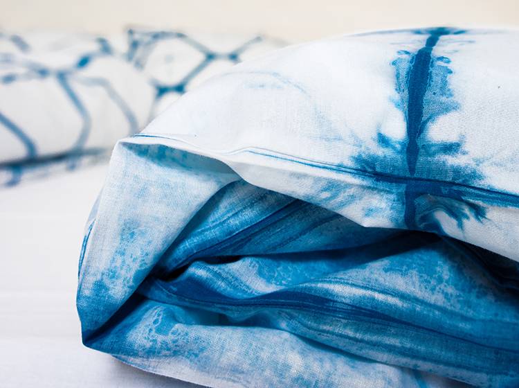 Renna Deluxe Shibori Bettwäsche handgefärbt Fabrikpreis