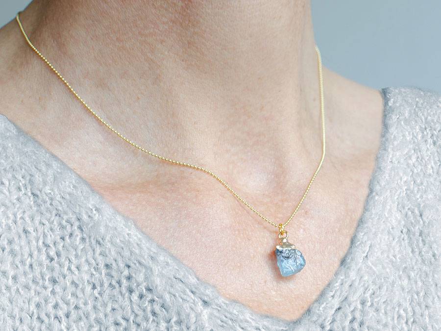 Renna Deluxe GEBURTSSTEIN Januar Kette Gold Wochenangebot