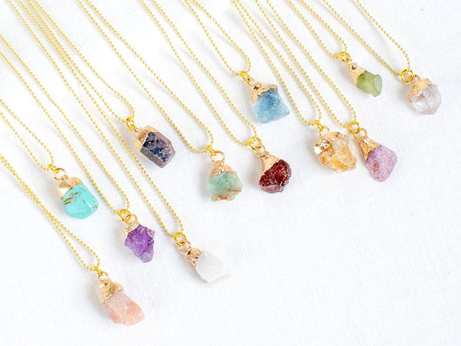 Renna Deluxe GEBURTSSTEIN März Kette Gold Begrenzte Freigabe