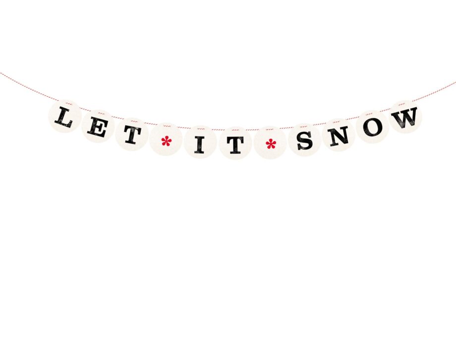 Renna Deluxe LET IT SNOW Girlande Sonderangebot