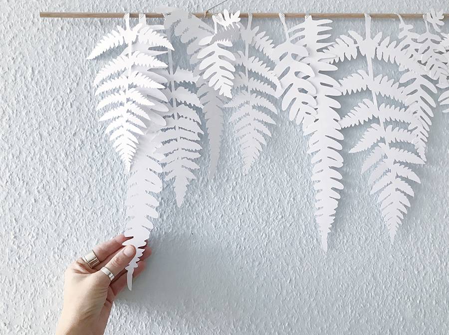 Renna Deluxe FARN Blätter für die Wand Blitzangebot