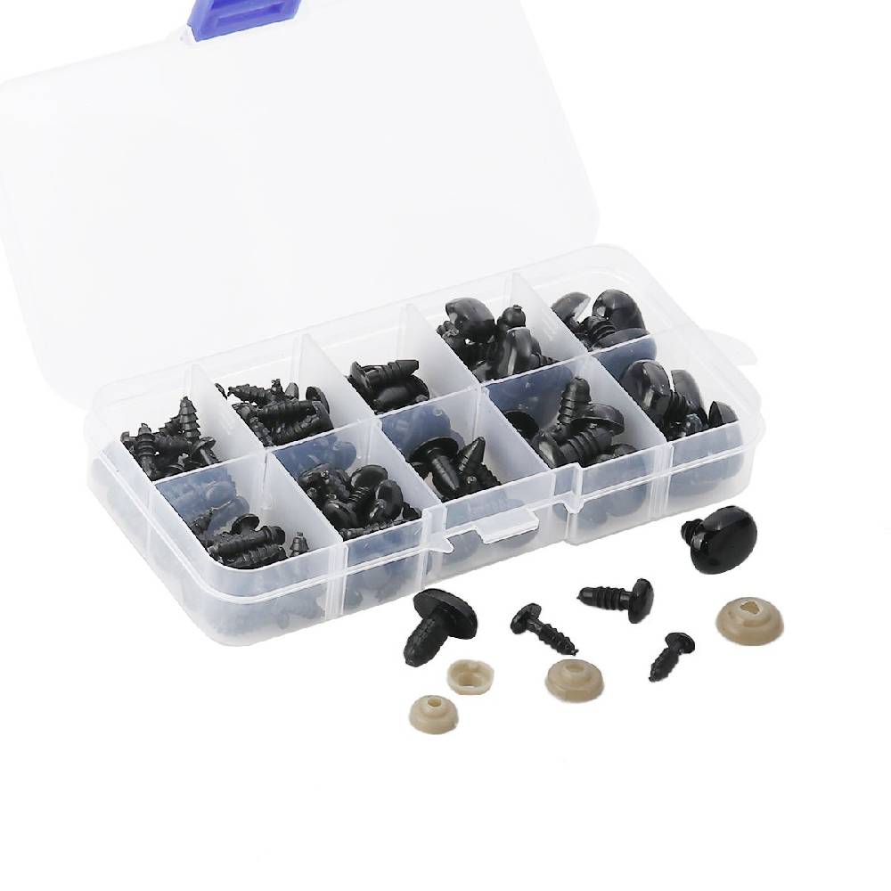 Sadingo Teddynasen Set mit Unterlegscheiben für Häkeltiere Black Friday