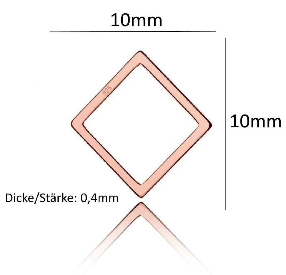 Sadingo Schmuckverbinder Geometrisch | 12x10 mm Top Angebot