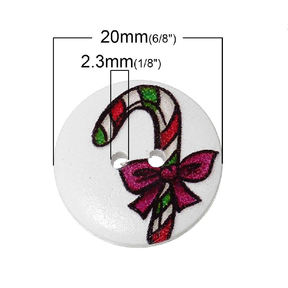 Sadingo Holzknöpfe / 20 Stk. / Ø 2 cm Riesige Ersparnisse