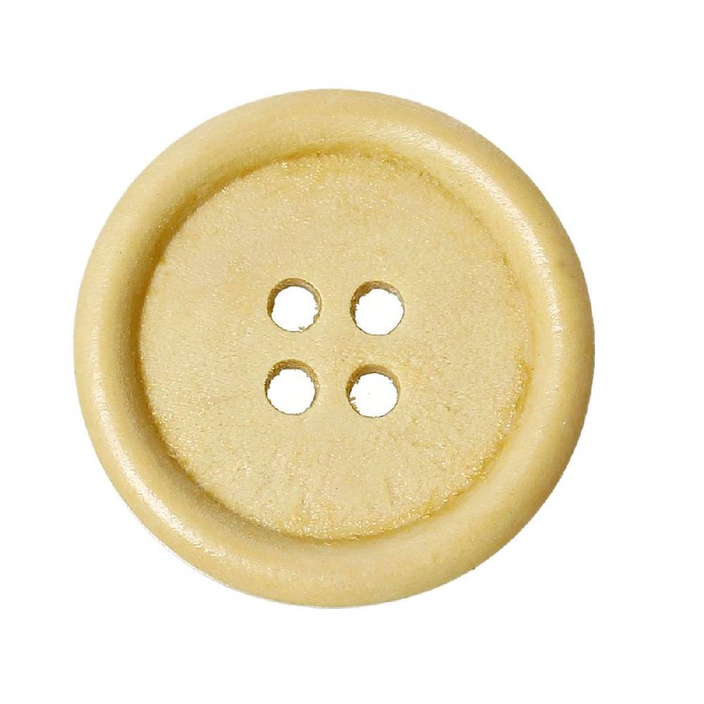 Sadingo Holzknöpfe / 50 Stk. / Ø 2,3 cm Tiefpreis