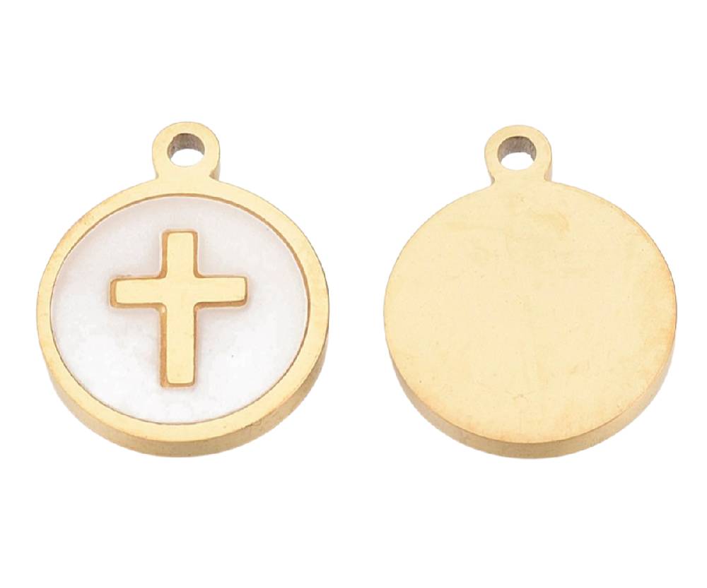 Sadingo Kleine Anhänger Edelstahl, 2 Stück 12x10mm, Motiv wählbar Vierteljährliche Förderung