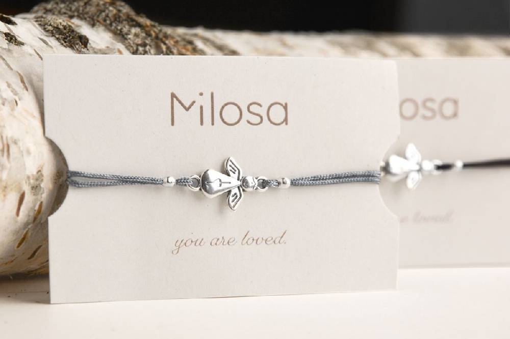 Sadingo Schutzengel Armband Geschenk für Damen (größenverstellbar) Versandkostenfrei