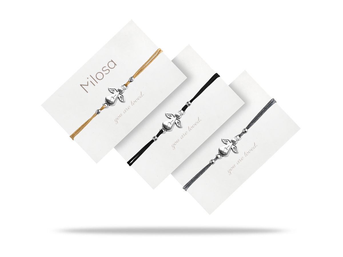 Sadingo Schutzengel Armband Geschenk für Damen (größenverstellbar) Versandkostenfrei