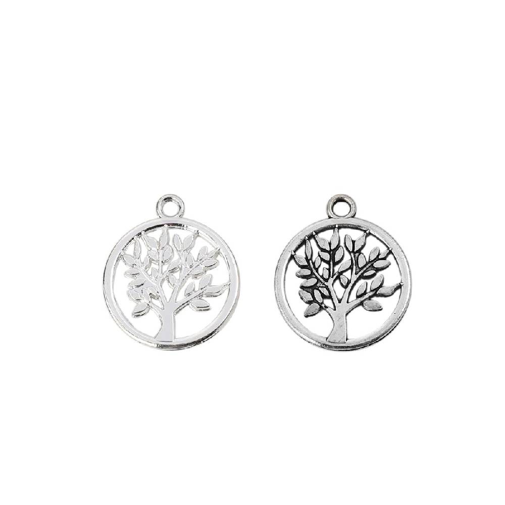 Sadingo Schmuckanhänger Lebensbaum - 10 Stück - 20 x 17 mm Online Outlet