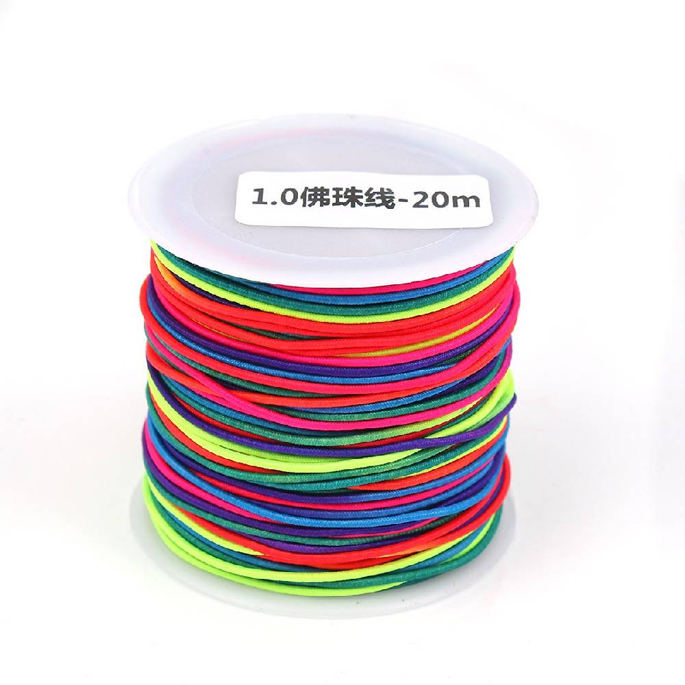 Sadingo Elastikband Regenbogenfarben 1 Rolle 1 mm Stärke Blitzangebot