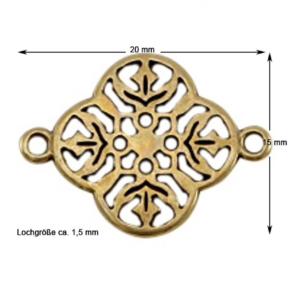Sadingo Schmuckverbinder Bohemian | 20x15 mm Wochenangebot