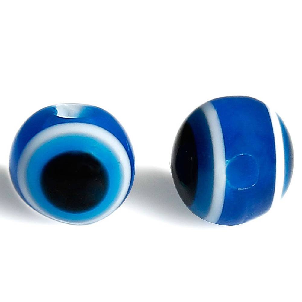 Sadingo Acrylperlen Böser Blick | 100 Stück, 4 - 10mm Kostenlose Rückgabe