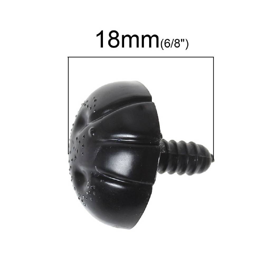 Sadingo Teddynasen Acryl, zum Basteln, 25 Stück 23 x 17 mm Black Friday Preise