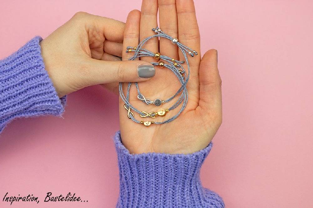 Sadingo Schmuckverbinder Infinity | 3 Stück, 15x6mm zollfrei