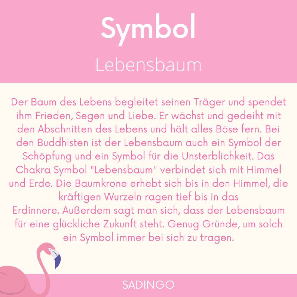 Sadingo Schmuckverbinder Lebensbaum | 12,1x16,1 mm 2025