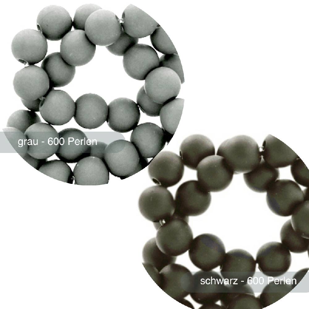 Sadingo Acrylperlen matt | 600 Stück, 6mm Sonderangebot