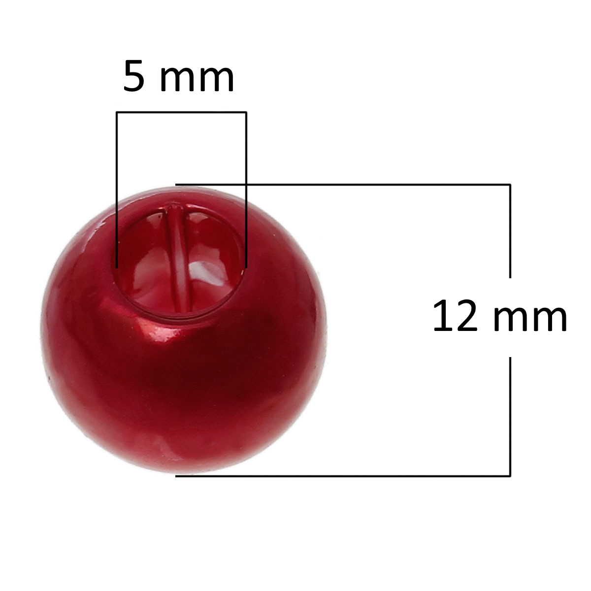 Sadingo Acrylperlen Bunt | 100 Stück, 12mm Muttertagsangebot