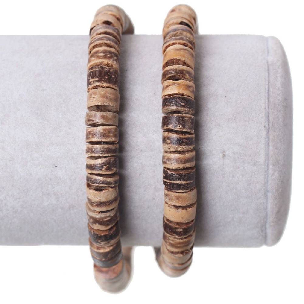 Sadingo Kokosperlen braun | 160 Stk. 8mm Lagerräumung
