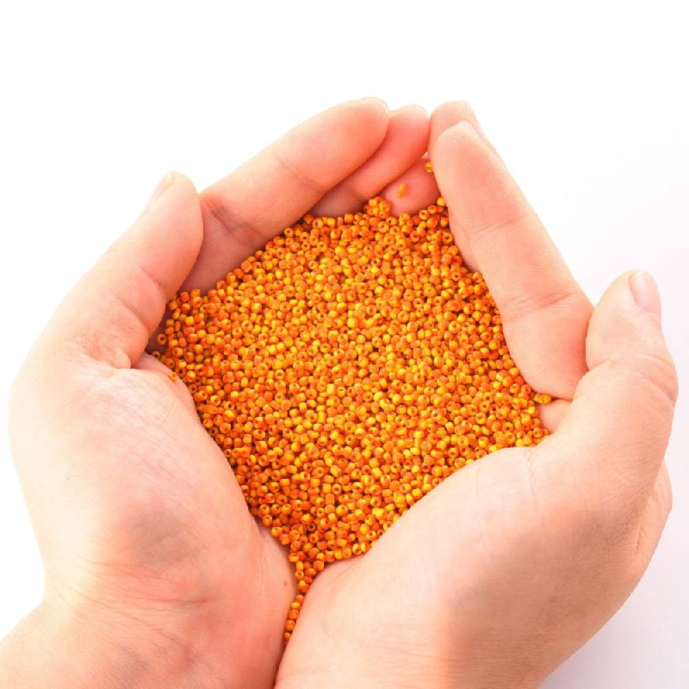 Sadingo Rocaillesperlen | 5 Farben je 16 Gramm, 1-1,5 mm Neuheiten