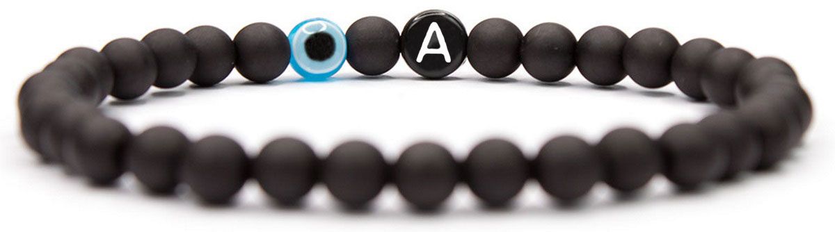 Sadingo Herren Buchstabenarmband Böser Blick, Nazar Auge Zeitbegrenzte Promotion