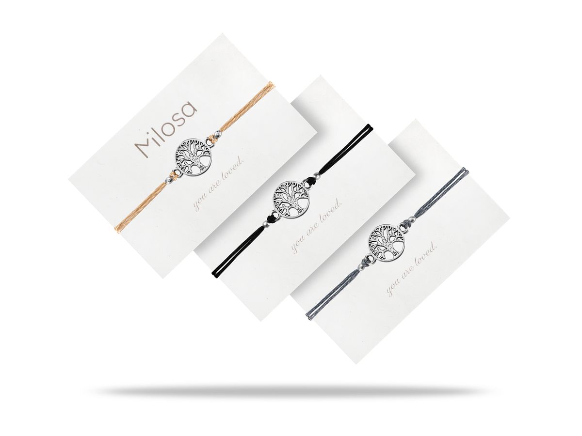Sadingo Milosa Lebensbaum Armband Damen (verstellbar) Nur für heute