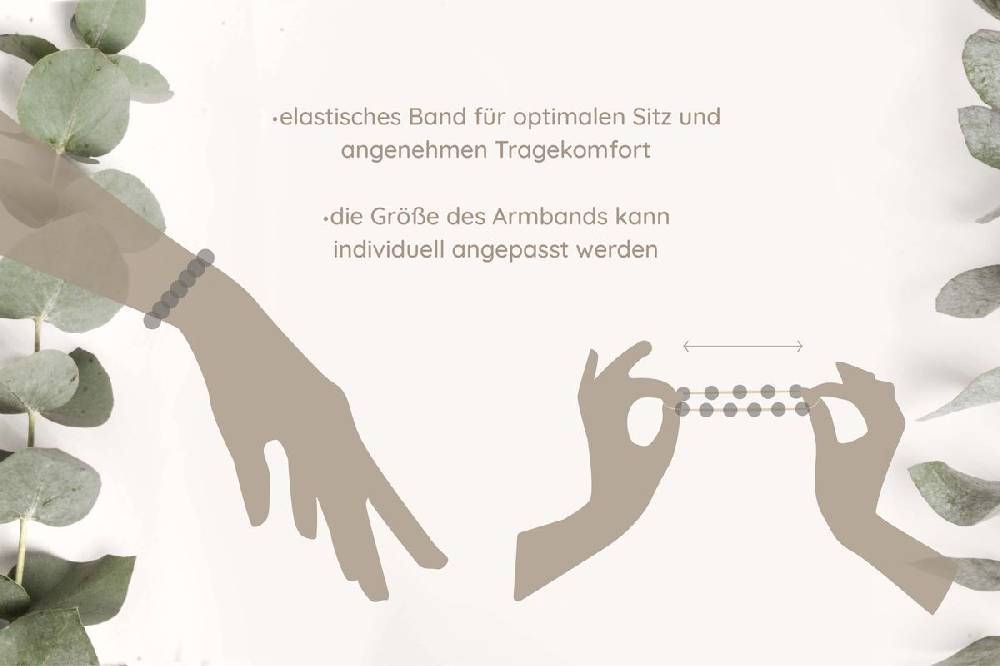 Sadingo Partnerarmband Set "ISLAND" aus schwarzen Natursteinperlen Vierteljährliche Förderung