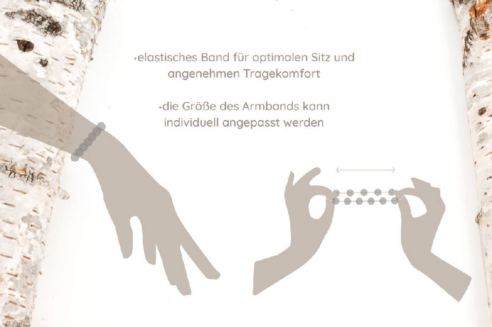 Sadingo Partnerarmband Set "STAR" aus schwarzen Natursteinperlen Discount Store für neue Produkte