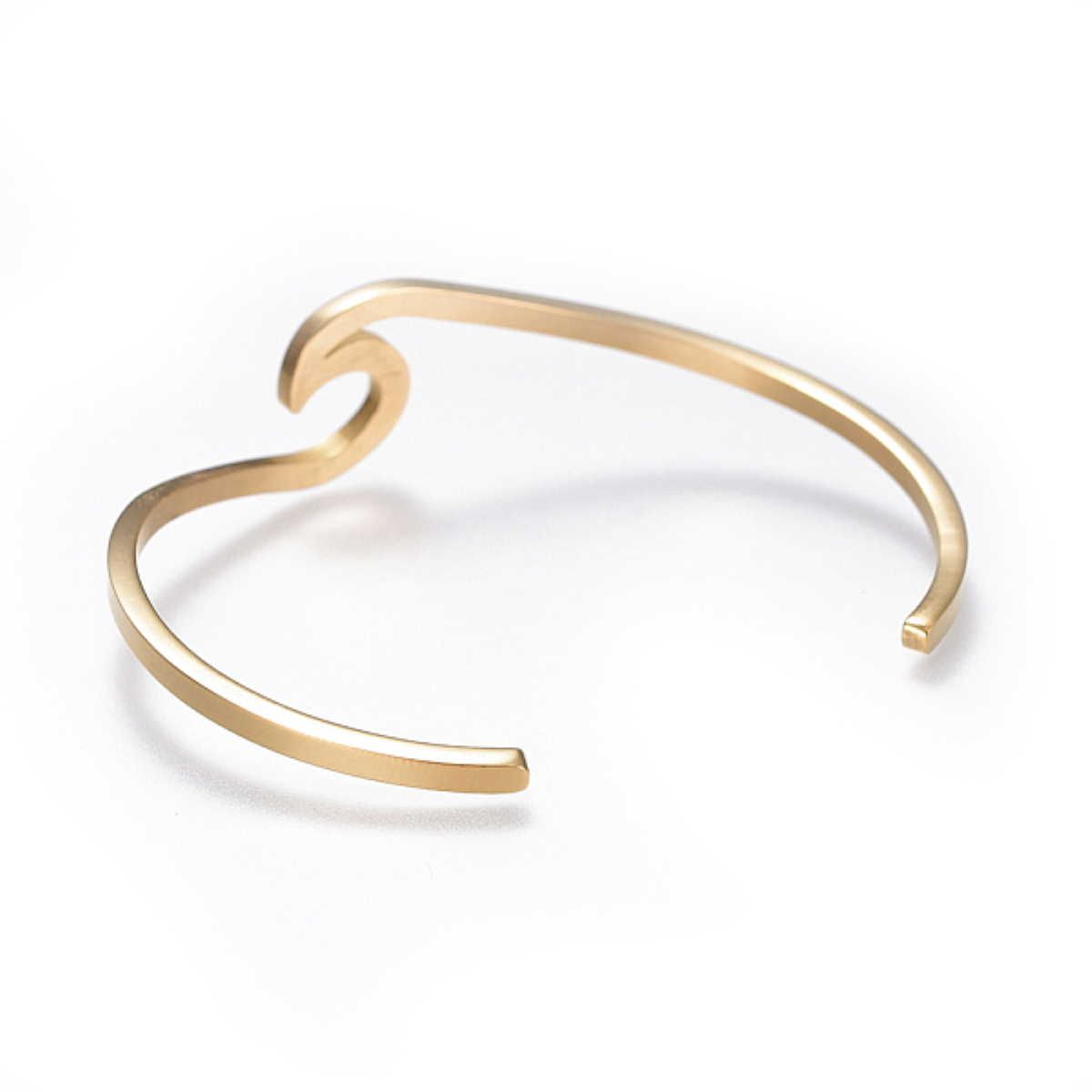 Sadingo Armreif Wave Edelstahl, Farbe wählbar Kostenloser Versand international
