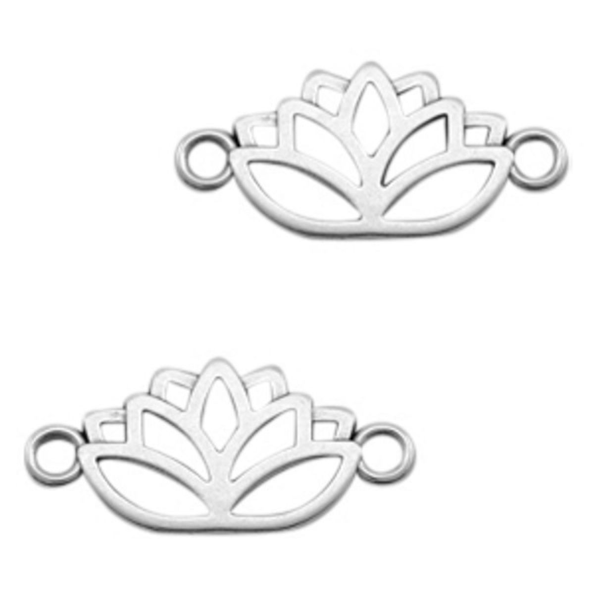 Sadingo Schmuckverbinder Lotusblume | 27x13 mm Online