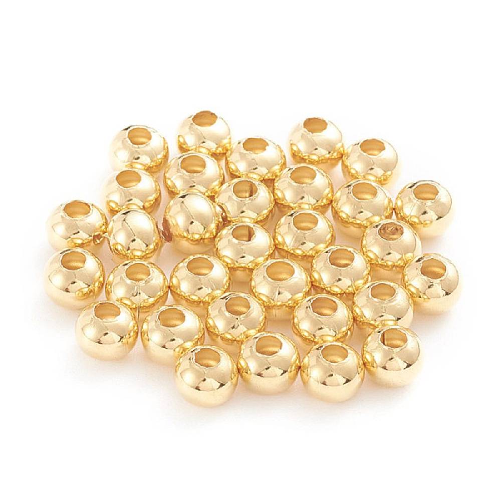 Sadingo Metallperlen | Edelstahl-Perlen in gold Preisnachlass