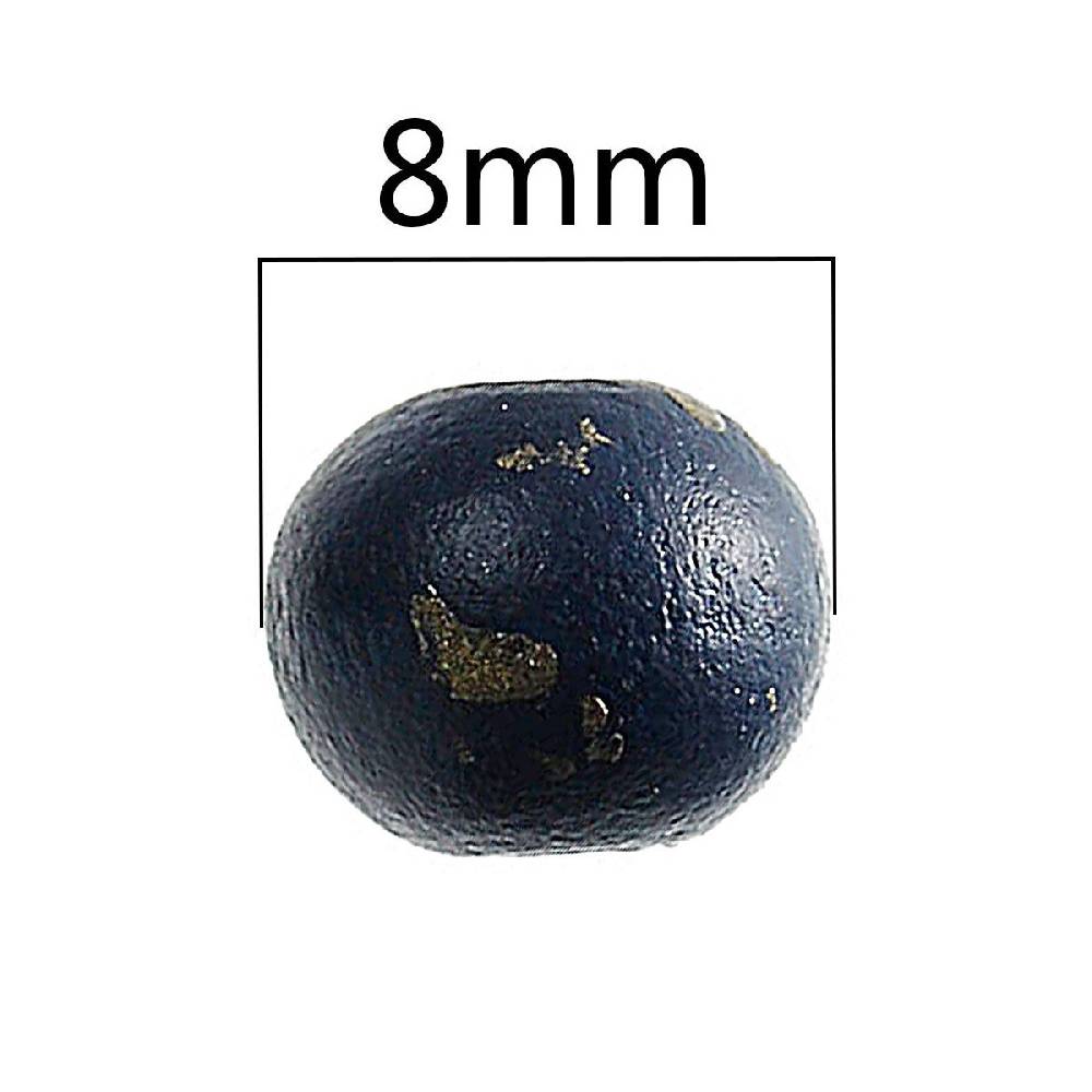Sadingo Holzperlen zum auffädeln 500 Stück 8mm, Bastelbedarf Lagerräumung