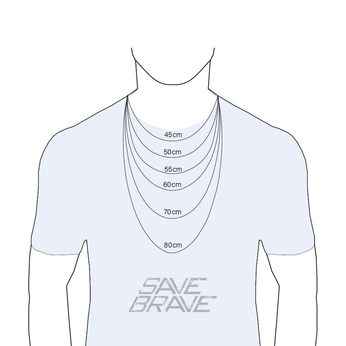 Save Brave Ankerkette Dan mit Anhänger Kreuz Black Friday