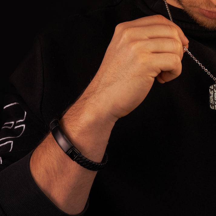 Save Brave Armband Roma aus Leder & Edelstahl Bis zu 65% Rabatt