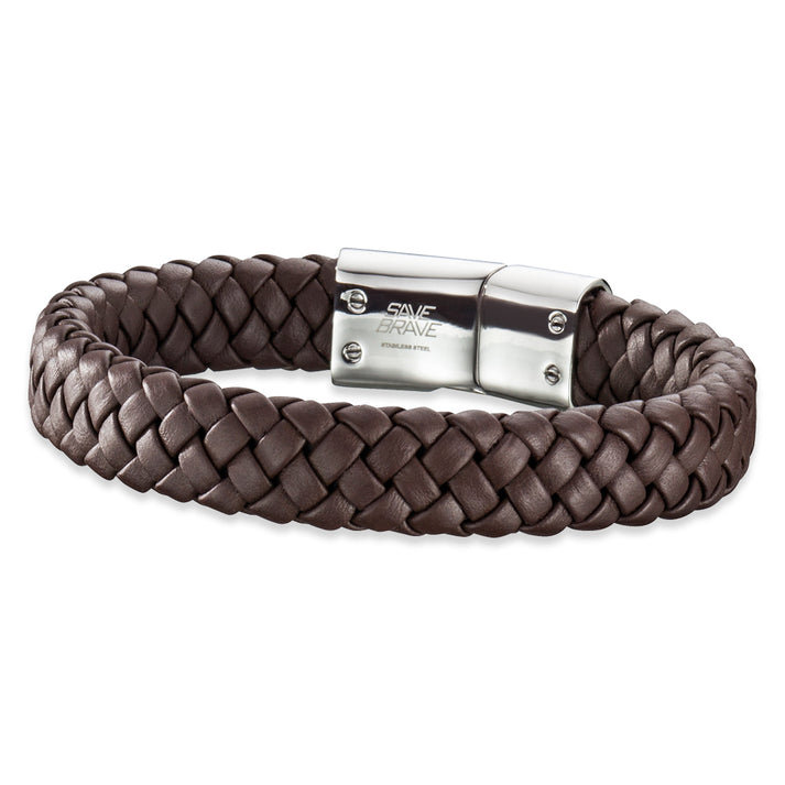 Save Brave Geflochtenes Lederarmband Harry Sonderangebot der Fabrik