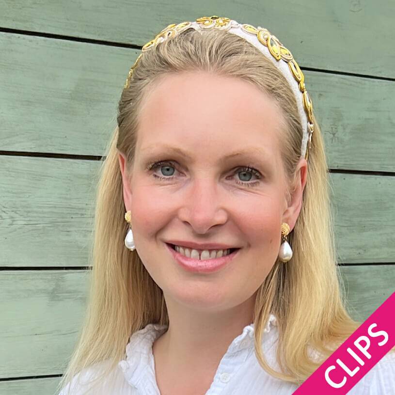 SchwesterSchwester Vergoldete Knoten-Ohrclips mit leichtem Baumwolltropfen Super Rabatt