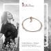 Silberdream SilberDream Armband Ringe 925 Silber rosévergoldet Damen 18cm - 21cm SDA1188E Exklusivangebot