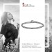 Silberdream SilberDream Armband Line matt/glänzend 925 Sterling Silber 18,5cm SDA452J Jubiläumsangebot