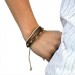 Silberdream SilberDream Lederarmband metallic braun Surferarmband Armband LA1237F Lagerräumung