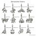 Silberdream SilberDream 925 Charm Fische Sternzeichen Anhänger FC7103 Letzter Tag