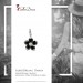 Silberdream SilberDream 925 Charm Blume schwarz Armband Ketten Anhänger FC4115 Bis zu 50% Rabatt